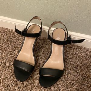 Wedge Sandals, Black